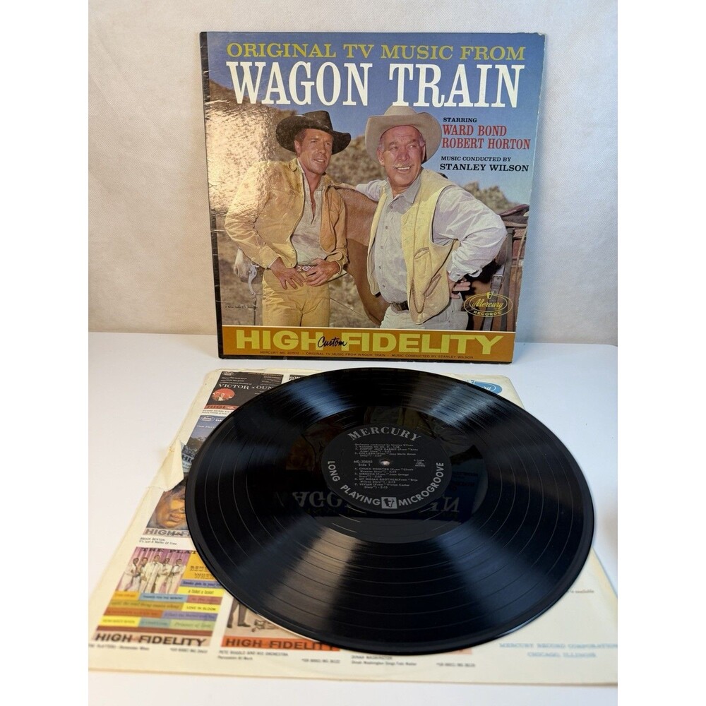 Original TV Music From Wagon Train Vinyl LP 1960 Mercury MG 20502 Mono